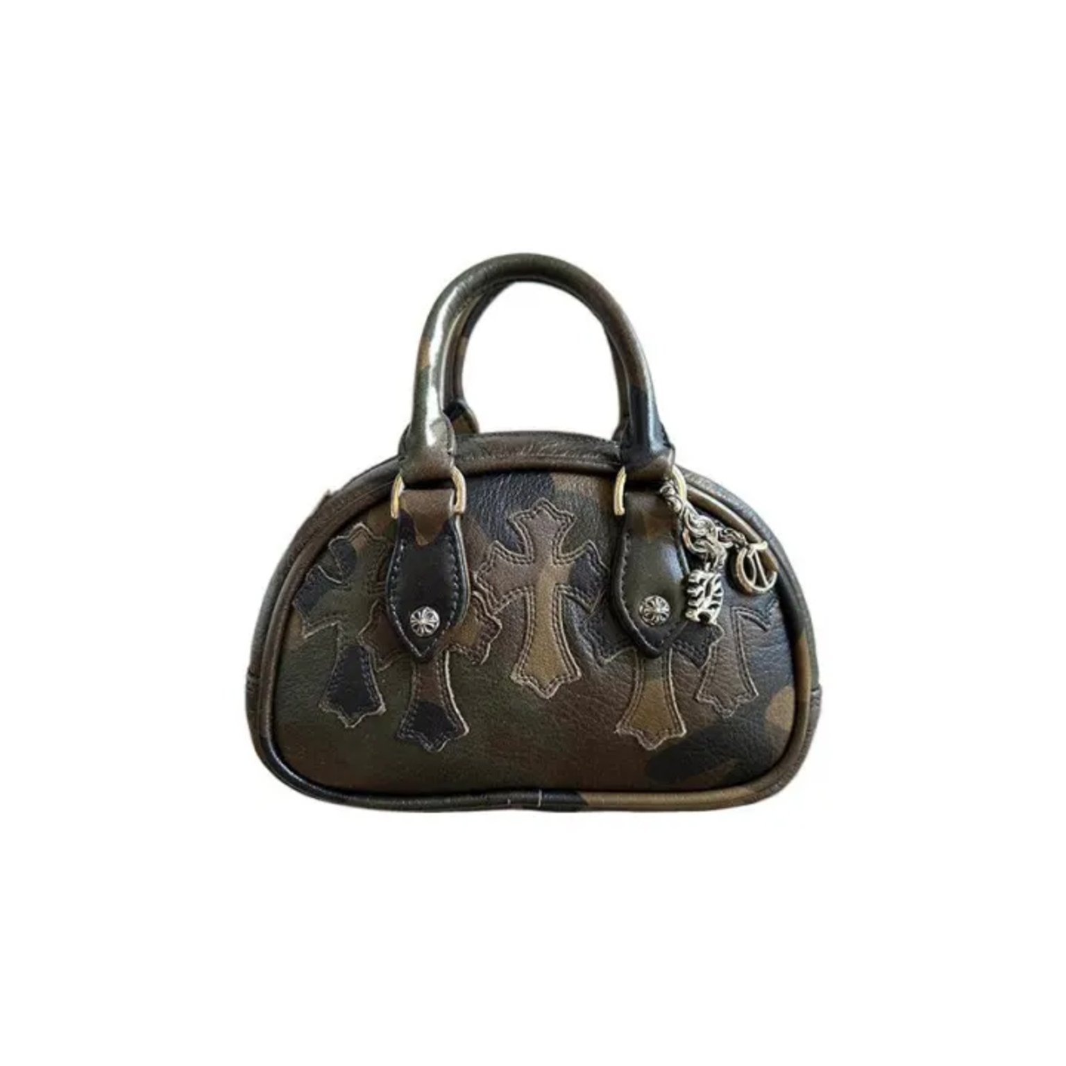 Кожаная сумка Bowling Bag Chrome Hearts