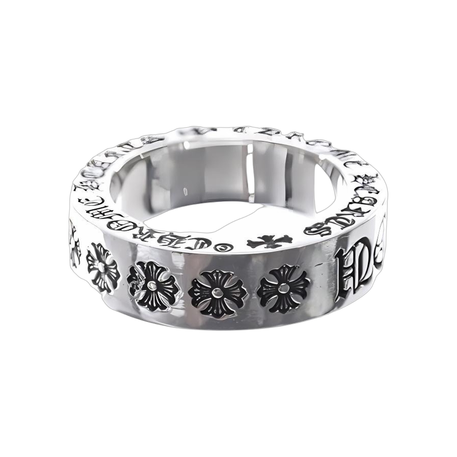 Кольцо Chrome Hearts из серебра 925 пробы