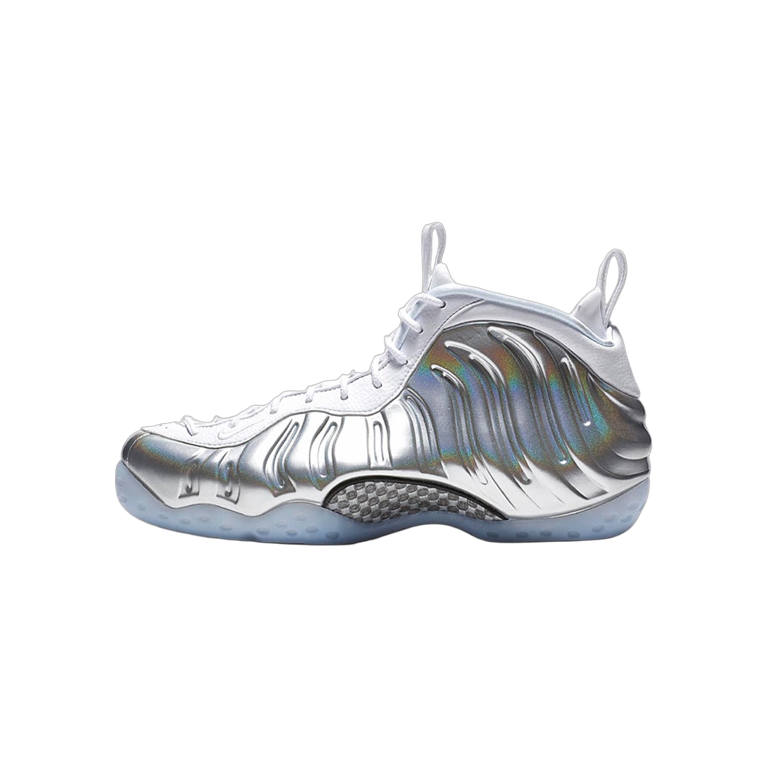 Кроссовки Nike Foamposite One Chrome White