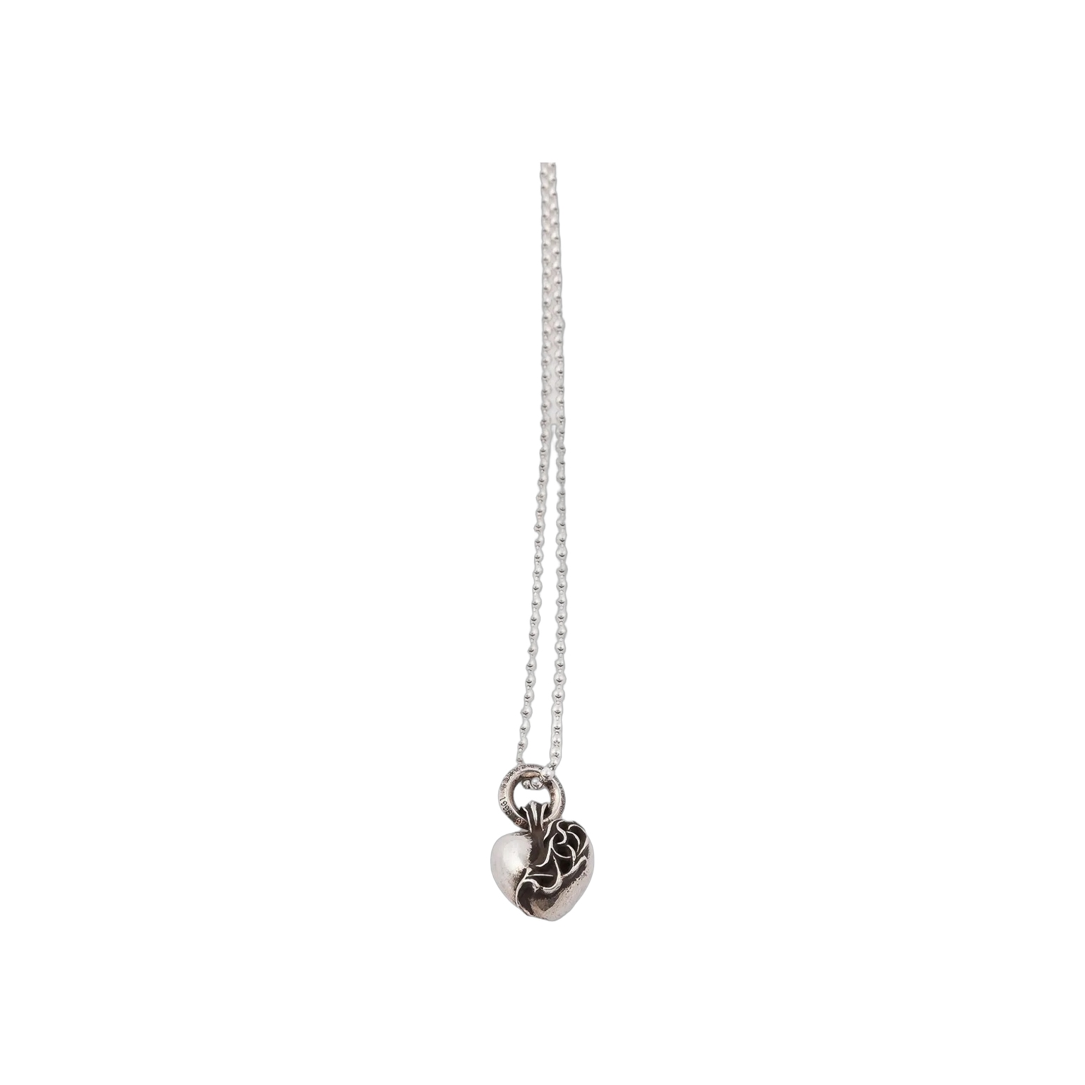 Кулон на шею с подвеской в форме сердца Chrome Hearts