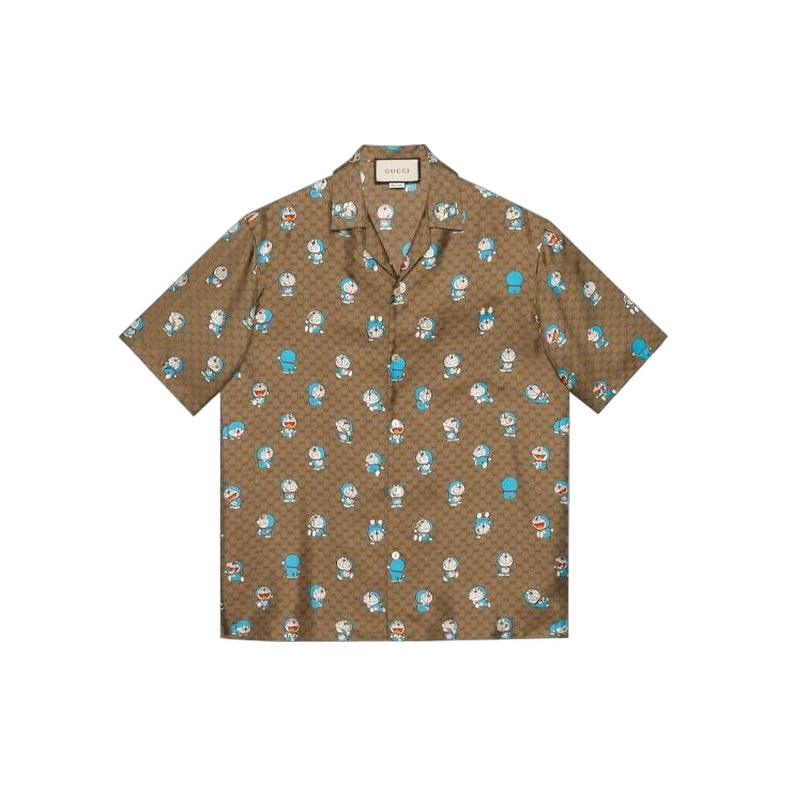 Рубашка Gucci x Doraemon Brown