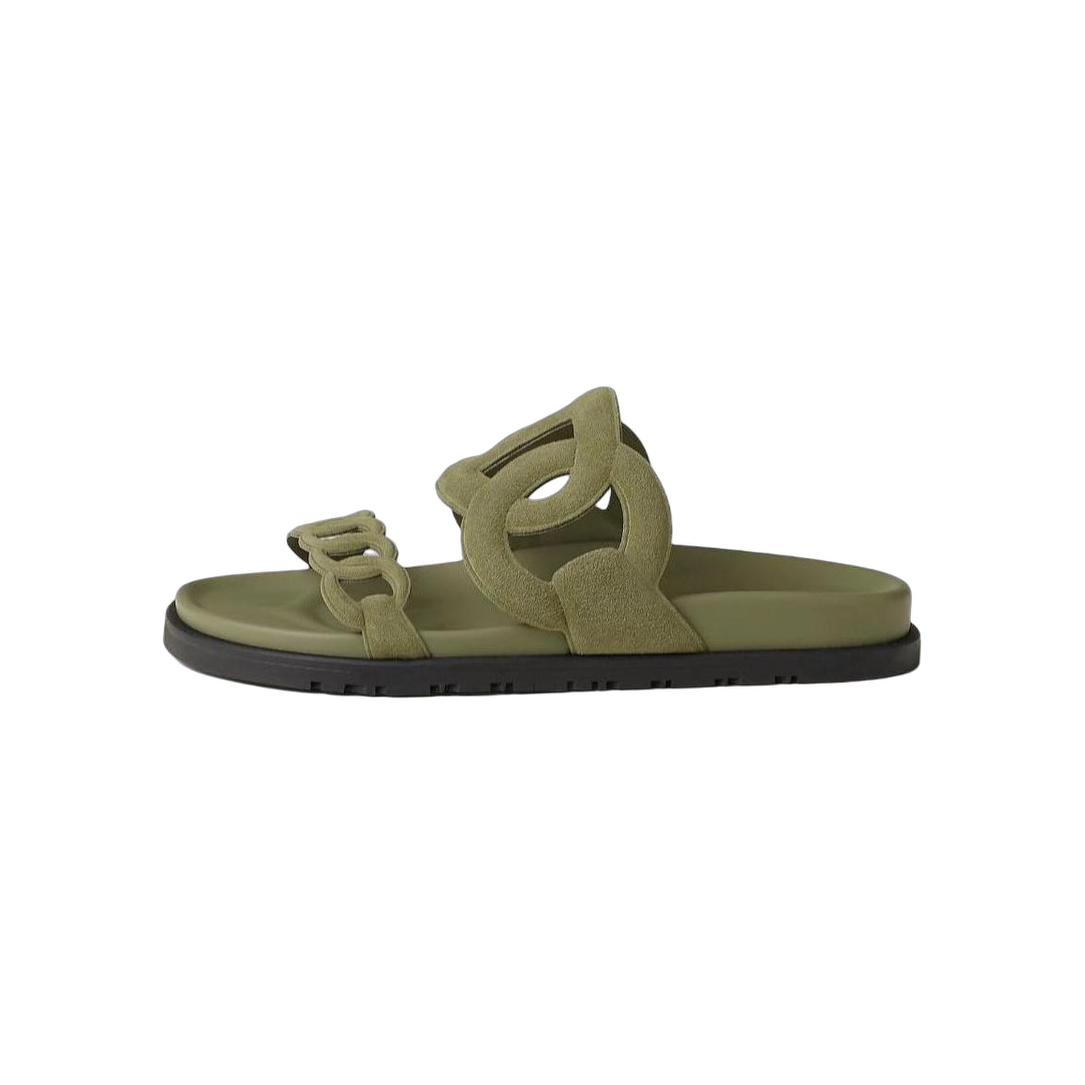 Тапки Hermes Extra Slide Green
